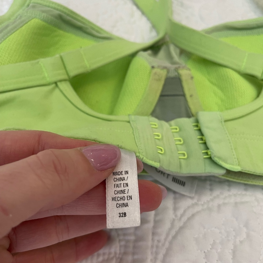 VSX Lime Green Sports Bra